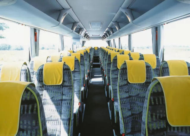 Neoplan Euroliner N 316 SHD Pressefoto 2002 Reisebus Innenansicht Foto
