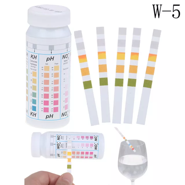 50 Strips 5 in 1 Swimming Pool Spa Water Test Strips Nitrate Nitrite PH  uqFRFR