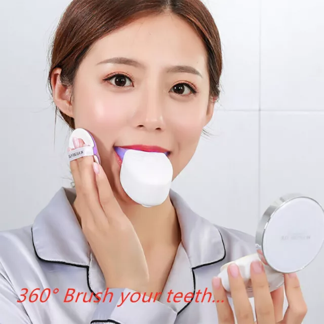 Brosse à dents électrique ultrasonique à 360 ° blanchissant IPX7 rechargeable 2