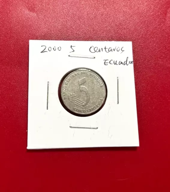 2000 5 Centavos Ecuador Coin - Nice World Coin