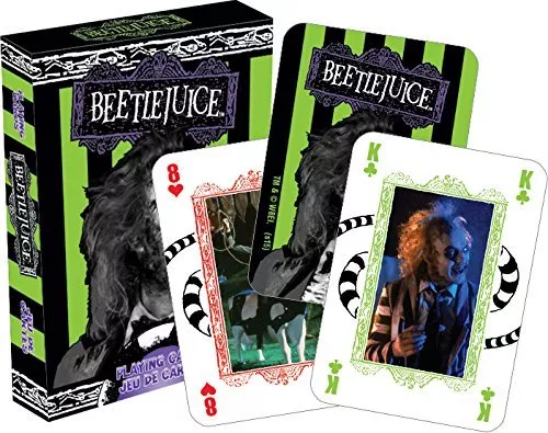 Beetlejuice set of 52 playing cards  (+ jokers) Licensed