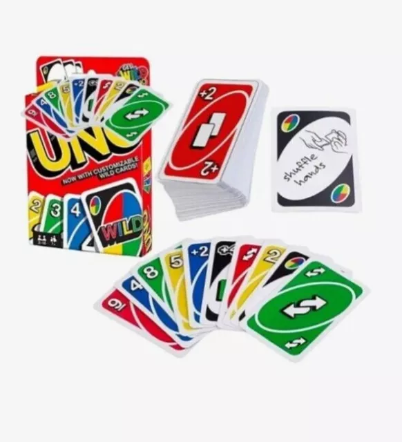 UNO Kartenspiel Mattel OVP Karten Spiel Familienspiel Gesellschaftsspiel Kinder 2