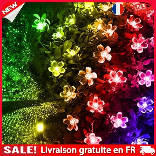 fr Battery Powered LED Christmas Lights String Cherry Blossom Fairy Light for Pa