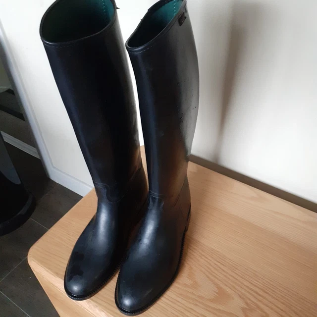 AIGLE BOOTS WELLINGTON Wellies Horse Riding Boots Rubber Size UK 5 EU