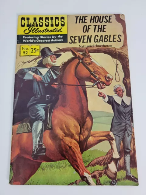 Vintage Classics Illustrated #52 The House of Seven Gables 1970