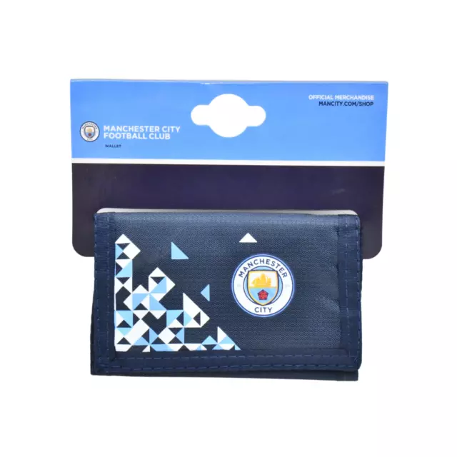 Manchester City FC Official Particle Nylon Wallet MCFC Gift