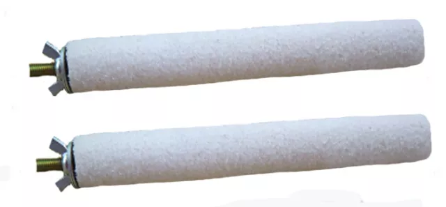2x Sitzstangen für Vögel Käfigzubehör Vogelspielzeug Vögel Sitzstange 18cm 13cm