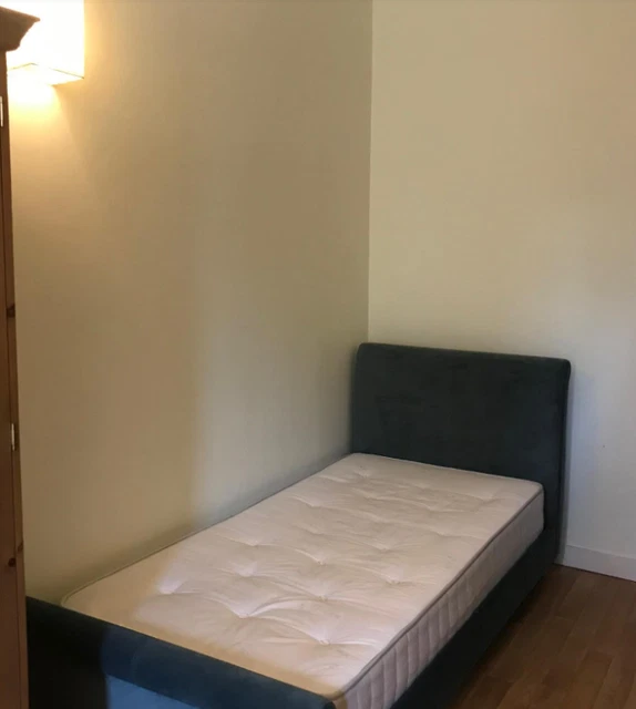 3'0 SINGLE BED with mattress / Marley Upholstered Low Rise Bed Frame