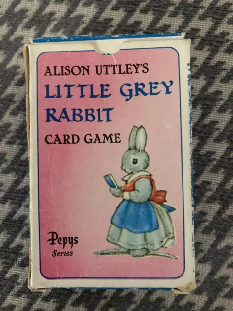 Little Grey Rabbit Card Game - Pepys Series Alison Uttleys - Gibson’s 1984