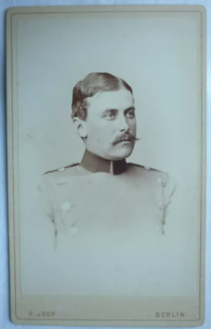CdV Preussische KRIEGSAKADEMIE BERLIN 1886 -1889 von Hermann Joop Berlin