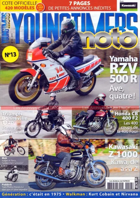 YOUNGTIMERS MOTO 13 HONDA CB 400 Four YAMAHA RDLC KAWASAKI Z1000 TRIUMPH T120