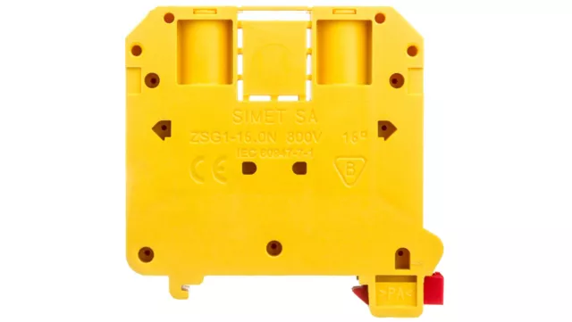 Conector de carril roscado 2,5-16mm2 amarillo ZSG 1-16.ON 11621314 /T2ES