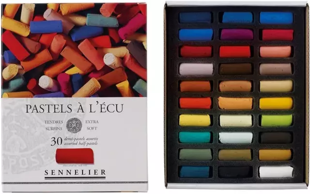 Sennelier Soft Pastels Half Stick Set 30/Pkg-Assorted 2