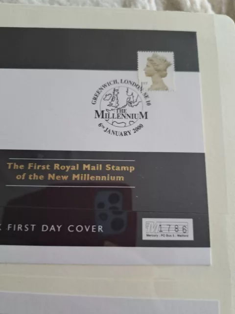 GB Collectable SILK First Day Cover New Millennium London Eye, Limited Edition 2