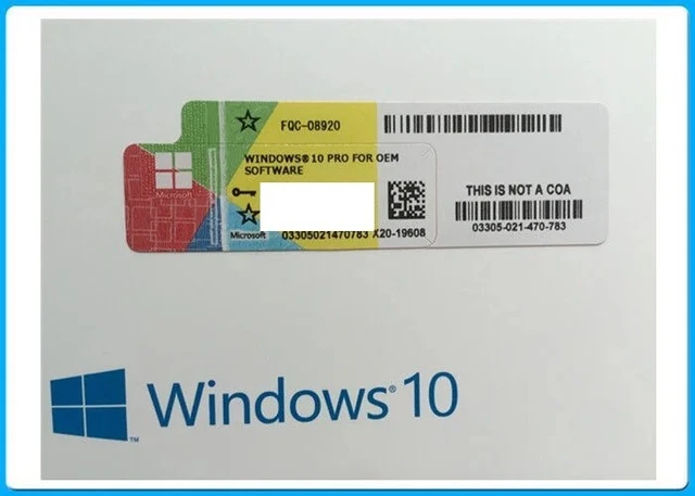 Microsoft Windows 10 Professional Smashed DVD, Sticker in good condition Microsoft Windows 10 Professional Smashed DVD, Sticker in good condition
