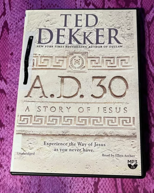 A.D. 30: A Story Of Jesus By Ted Decker Audio Book MP3 CD Unabridged Religion