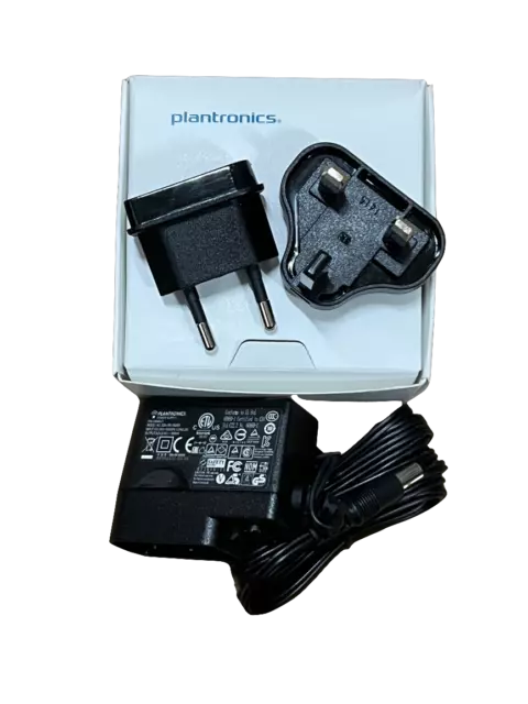 Neuf - Plantronics Bloc Alimentation SSA-5W 9V 500mA Branchement UK - Prise -