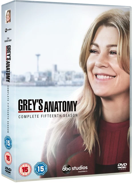 GREY'S ANATOMY: COMPLETE Fifteenth Season (DVD) Ellen Pompeo Kim Raver ...