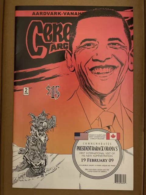Cerebus Archive #2 VF/NM Zombie/Barrack Obama Cover HTF