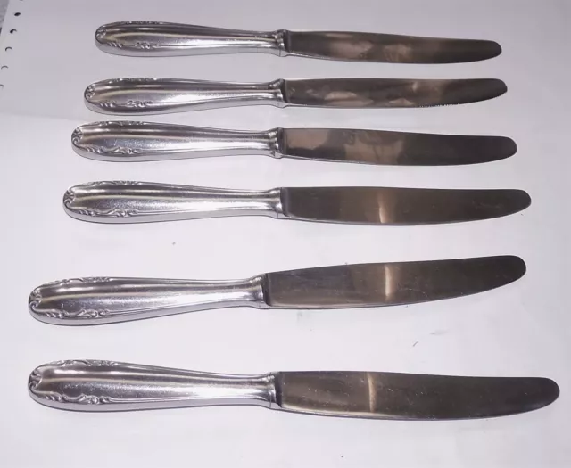 LOT DE 10 couteaux de table  becker solingen ROSTFREI / INOX / TBE CISELE