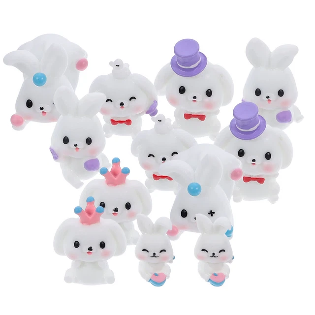 Statua Coniglio Con Luce Solare Per Giardino - Decorazione Esterna Con Farfalla | Regalo Carino Per Casa