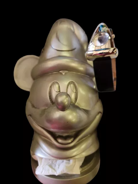 Sorcerer Mickey Mouse Fantasia Resin Bust Fossil Watch New Condition Never Used