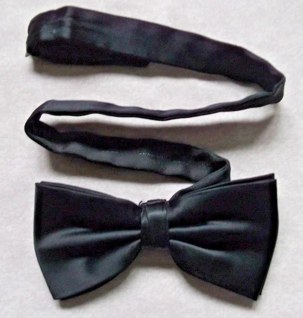 Bow Tie MENS Dickie Bowtie Adjustable Retro BLACK Vintage