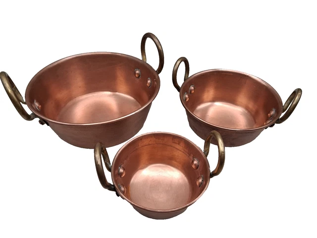 Cache-pot En Cuivre Forme Chaudron – Style Ancien, Un Peu Oxydé, Pas De Bosse
