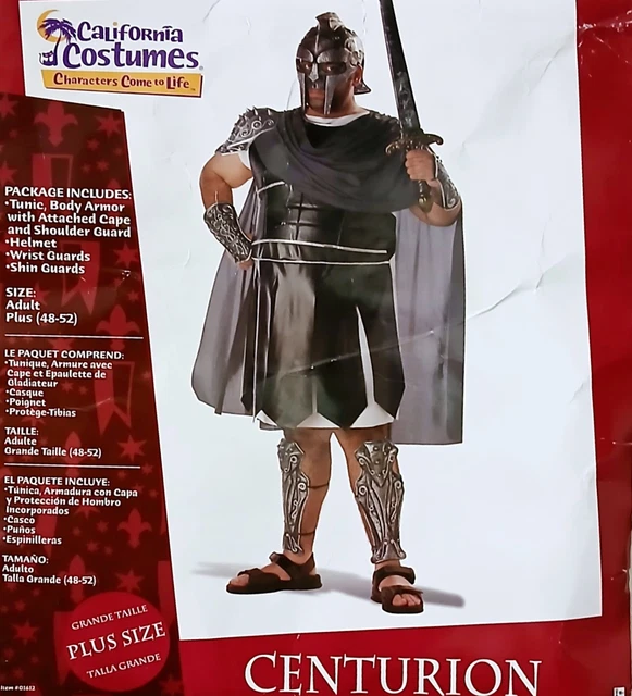 EraSpooky Uomo Augustus Costume Romano Giulio Cesare Vestito Adulto Toga Vestaglia (XL EraSpooky Uomo Augustus Costume Romano Giulio Cesare Vestito Adulto Toga Vestaglia (XL