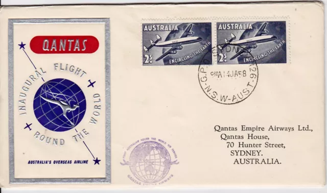 1958 QANTAS Around the World Flight