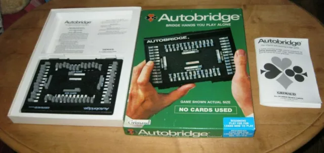 Lot 2 Jeu Autobridge En Boite + Notice En Anglais Grimaud