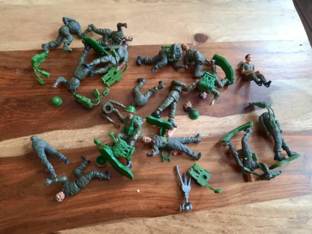 Britains 1 32 Swoppet British Infantry Toy Soldiers Spares Lot