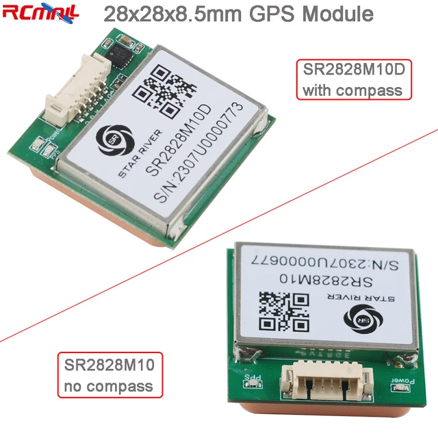 SR2828M10 280 GPS Glonass Receiver Module 28x28x8.5mm for Arduino Flight Control
