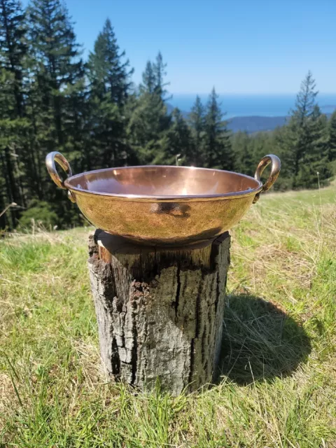 Beautiful Old Heavy Guage Copper Jelly Pan☆French Kitchen Jam Pot◇5½ Pounds!