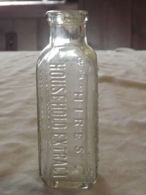 Vintage Old  Hires Household Extract Philadelphia Pa Usa   Bottle