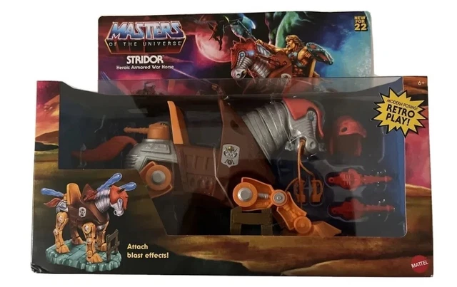 Figurine Cheval de combat Stridor - Maîtres de l'Univers (MOTU