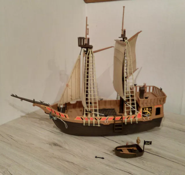 Playmobil Piratenschiff 3750, mit Fehlern, defekt