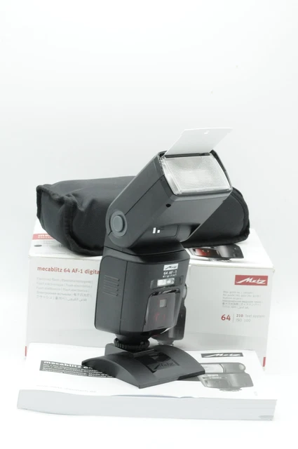 Metz Mecablitz 64 AF-1 Digital Flash for Olympus Panasonic Cameras #734