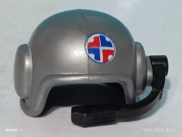 PLAYMOBIL CASQUE GRIS Pilote Sous-marin Océan Sauvetage Urgences 3064
