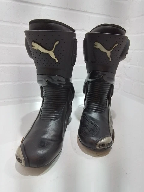 PUMA 1000 V4 Motorcycle Boots Size 9 Black 60.00 PicClick UK