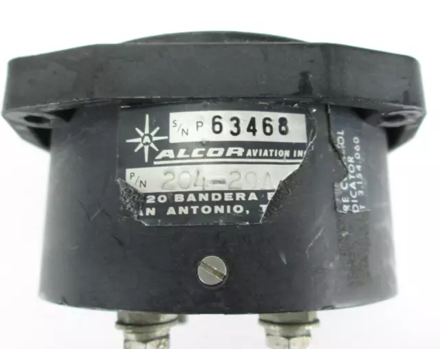 Alcor Front Rear EGT Mixture Control Indicator 204-29A Cessna C668502-0107 SKU M 3