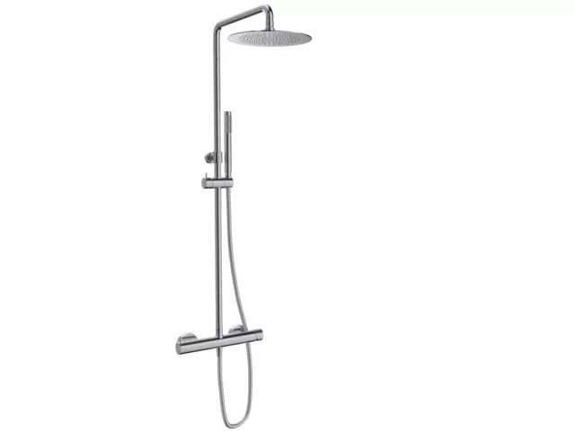 Rain Duschsystem mit Thermostat Regendusche Rainshower ø30cm verschiedene Farben