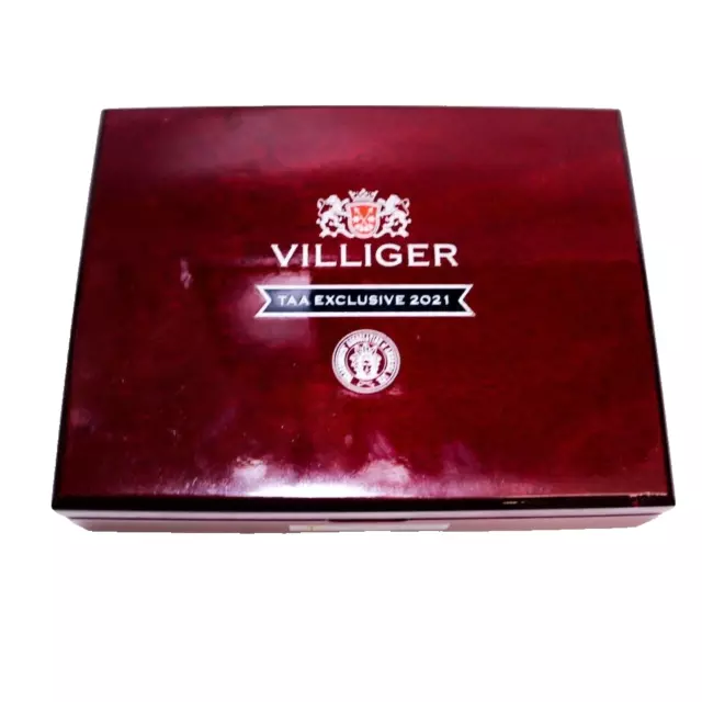 Villiger Toro Gordo TAA Exclusive 2021 Decorative Wood Box 9.25" x 7" x 2"