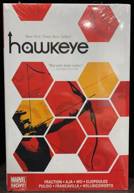 Hawkeye Vol 2 by Fraction Hardcover Marvel Comics Sealed Deluxe oversized HC NEW