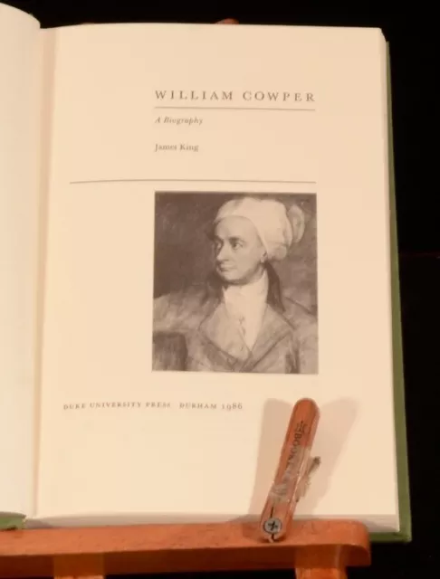 1986 William Cowper eine Biographie von James King 2