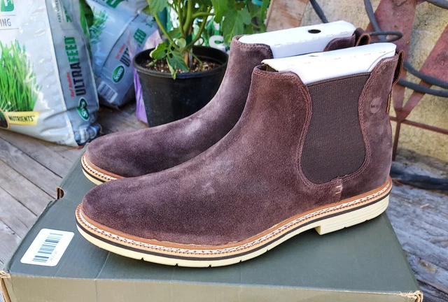 TIMBERLAND NAPLES TRAIL Chelsea Brown Nubuck Leather Slip On 