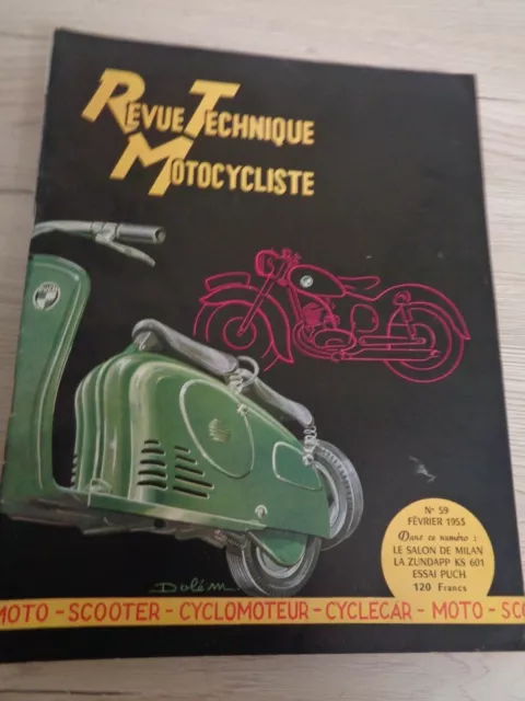 1953 revue technique motocycliste N 59 FEVRIER , ZUNDAPP , PUCH