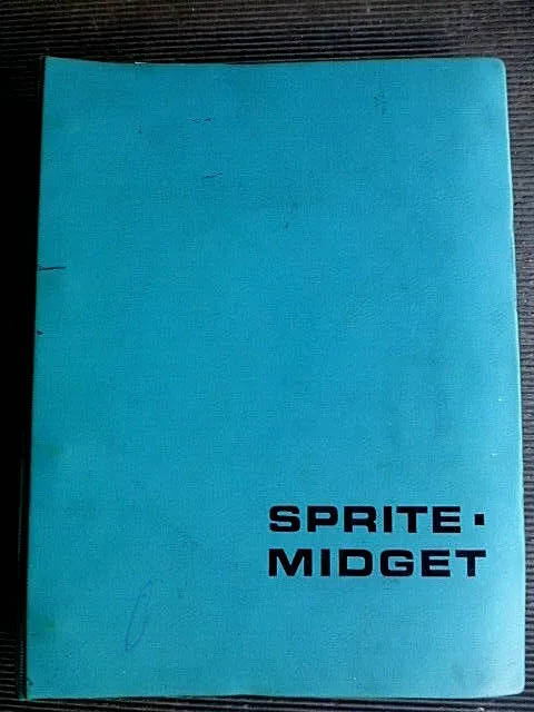 MG Midget - AUSTIN Sprite - GENUINE 1970 WORKSHOP / REPAIR MANUAL