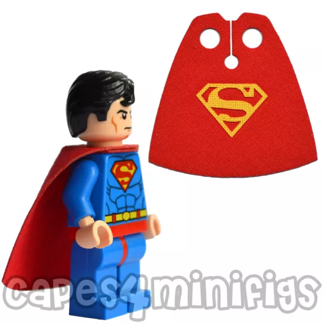 CUSTOM SUPERMAN CAPE for your Lego minifigure CAPE ONLY NO