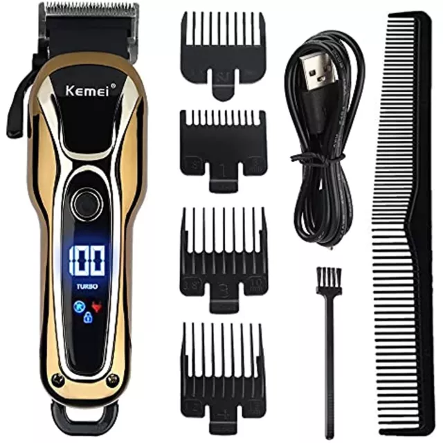 KEMEI Hair Clippers Professional Hair Beard Trimmer Barber HairCut Cordless